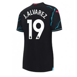Manchester City Julian Alvarez #19 Replika Tredjetrøje Dame 2023-24 Kortærmet